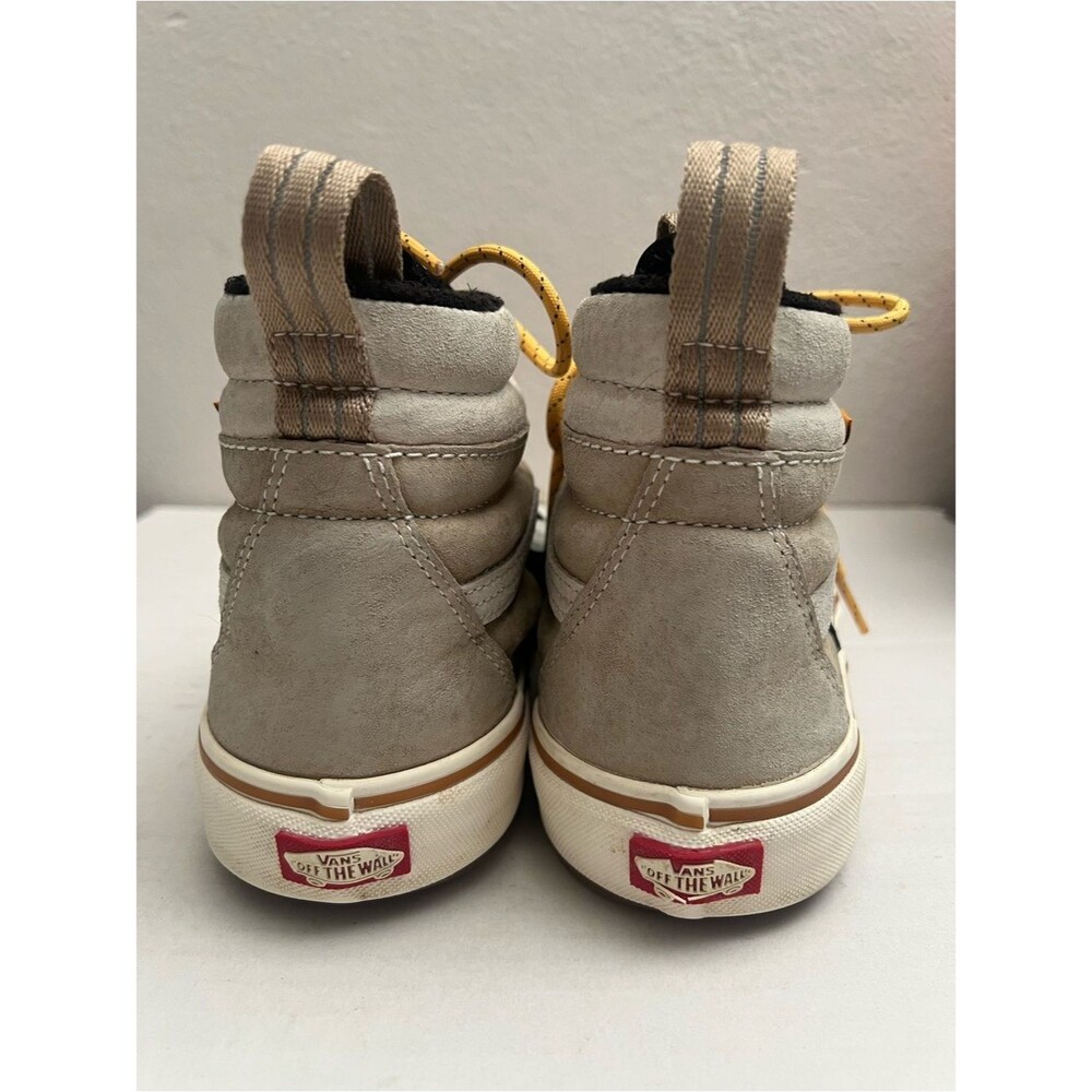 Vans SK8-HI MTE-2 Hi-Top Suede Sneakers Mens Sz 10.5 Khaki Water Resistant Shoes - Picture 10 of 16